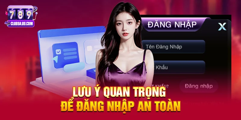 Lưu ý quan trọng để đăng nhập an toàn